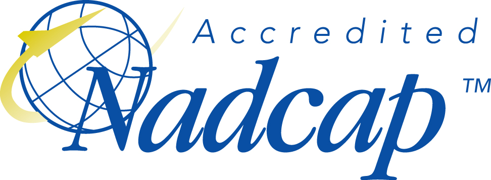 Il logo dell'ente NADCAP per saldatura laser.